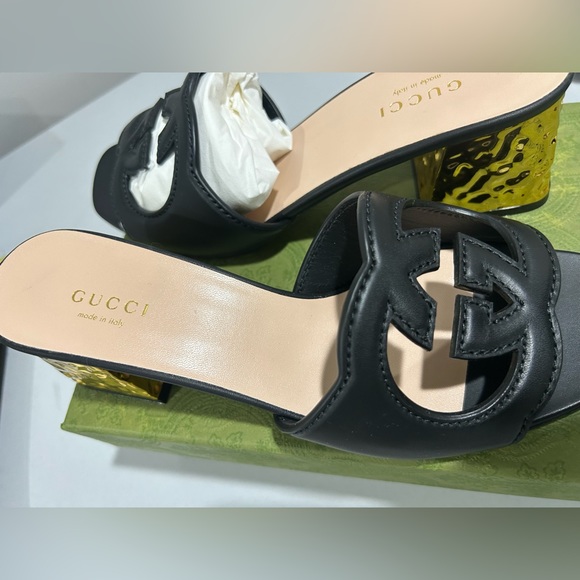 Brand new Gucci Interlocking G cut out sandal with box 6.5 - Picture 8 of 8